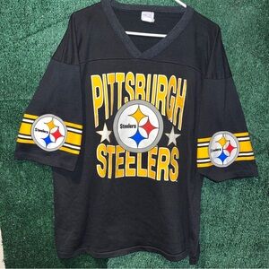 Vintage Pittsburgh Steelers Black & Gold Short Sleeve Tee